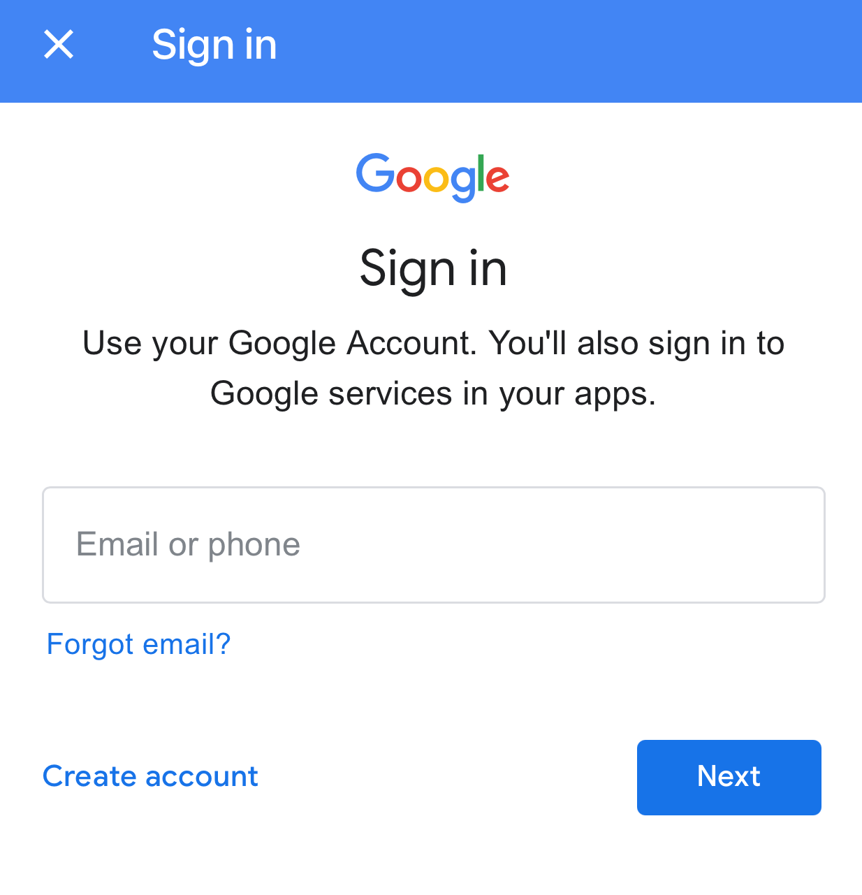 New log-in GSuite / Gmail